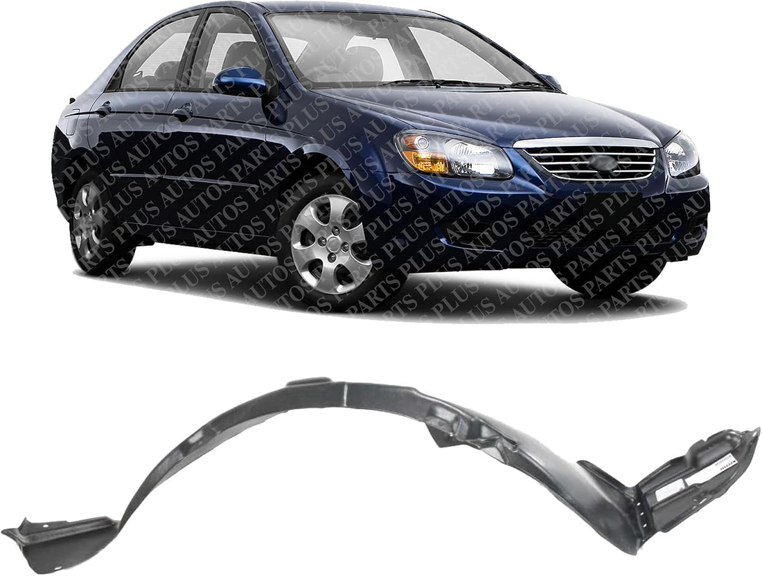 Front Fender Liner Right Passenger Side Direct Replacement Compatible with 2004-2009 Kia Spectra KI1251110 868122F000