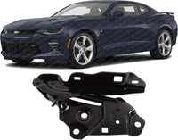 Front Hood Hinge Steel Left Driver Side Direct Replacement Compatible With 2016-2022 Chevrolet Camaro GM1236206 84110989