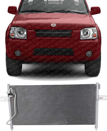 Front A/C Condenser Aluminum Core Direct Replacement Compatible With 1998-2002 Nissan Frontier NI3030148 921107Z800