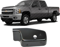 Front Bumper Bracket Steel Left Driver Side Direct Replacement Compatible With 2007-2013 Chevrolet Silverado 1500 2500HD GM1066180 15838208