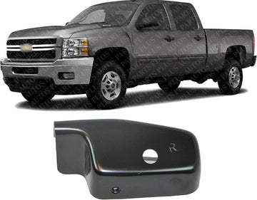 Front Bumper Bracket Steel Left Driver Side Direct Replacement Compatible With 2007-2013 Chevrolet Silverado 1500 2500HD GM1066180 15838208