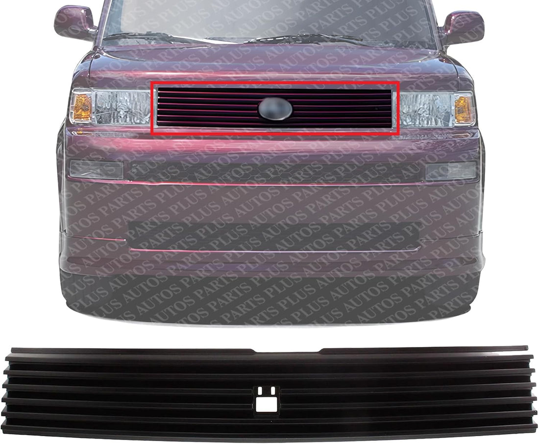 Front Grille Primed Shell And Insert ABS Plastic Direct Replacement Compatible With 2004-2006 Scion XB SC1200101 5311152070C1