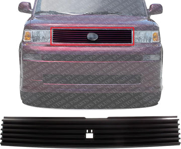 Front Grille Primed Shell And Insert ABS Plastic Direct Replacement Compatible With 2004-2006 Scion XB SC1200101 5311152070C1