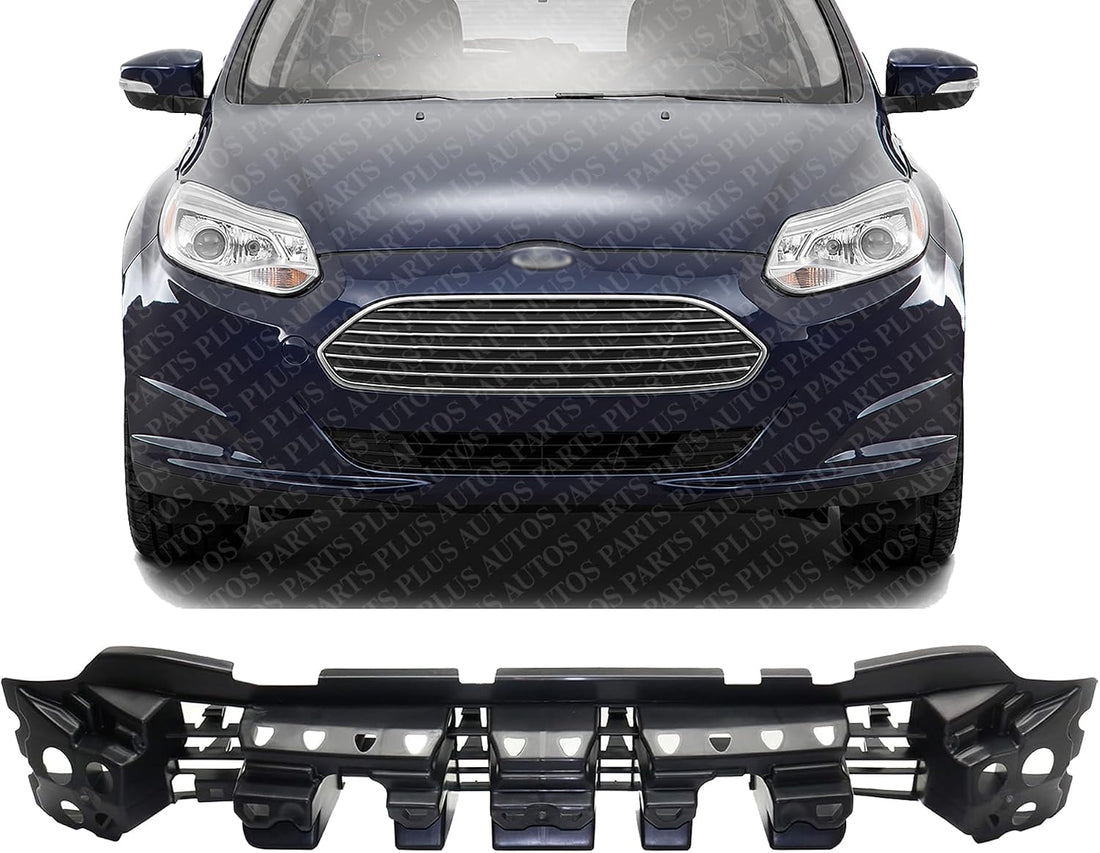 Front Bumper Absorber Plastic Direct Replacement Compatible With 2015-2018 Ford Focus FO1070193 F1EZ17C882A