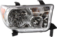 Set OF 2 Front Head Light Assembly Left Driver & Right Passenger Side Direct Replacement Compatible With 2008-2017 Toyota Sequoia / 2007-2013 Tundra TO2503171 TO2502171