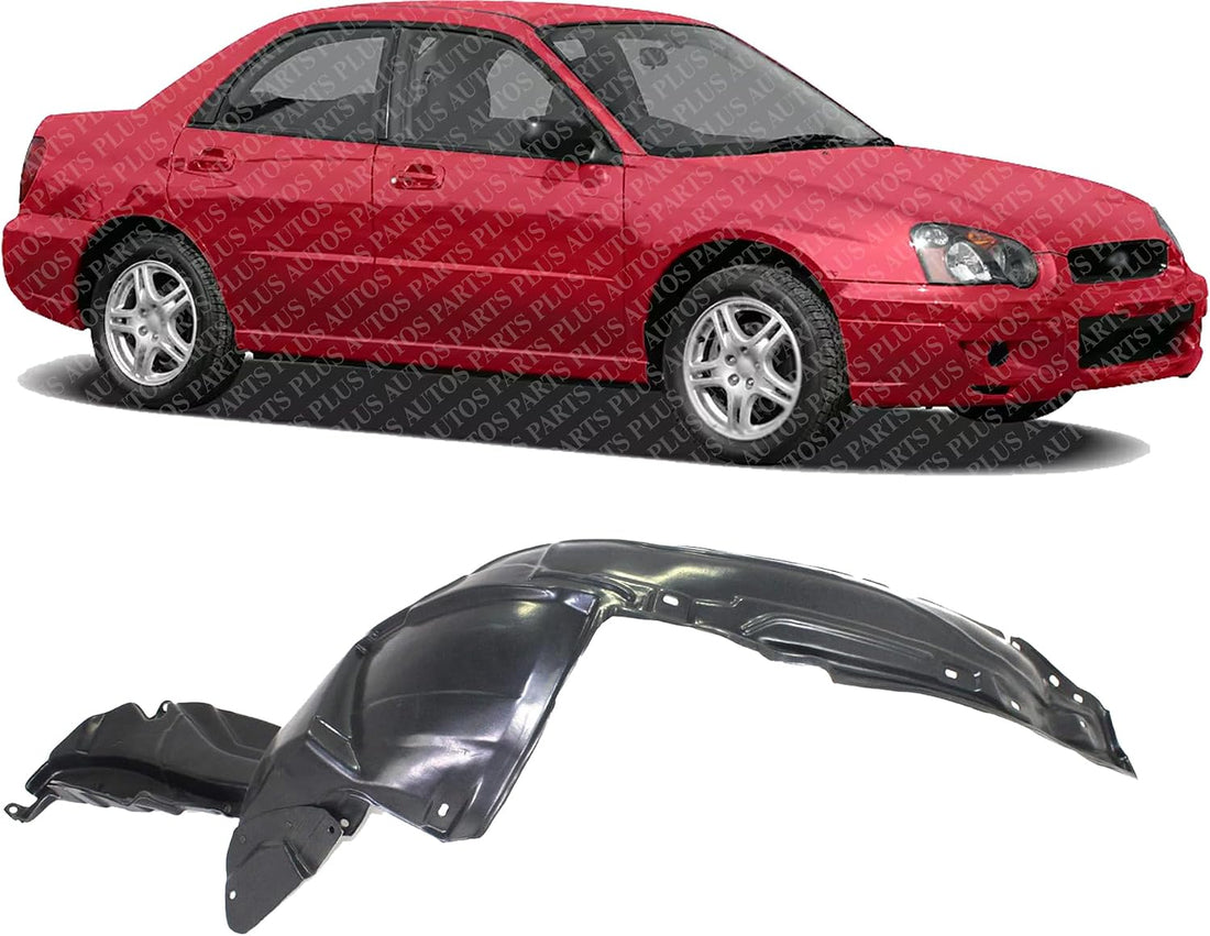 Front Fender Liner Right Passenger Side Direct Replacement Compatible With 2004-2005 Subaru Impreza SU1251101 59110FE041
