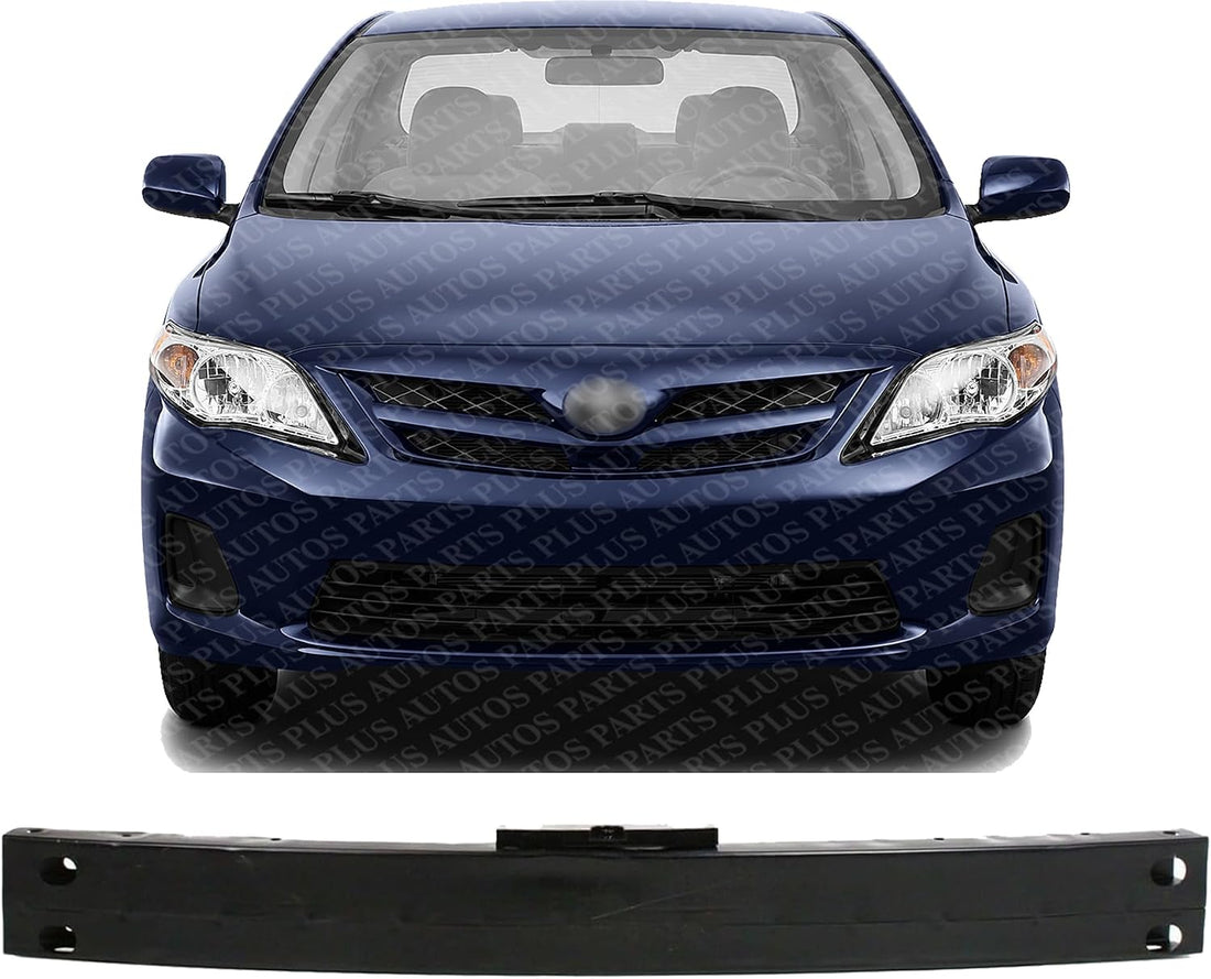 Front Bumper Reinforcement Steel Direct Replacement Compatible With 2009-2013 Toyota Corolla TO1025103 5202102151