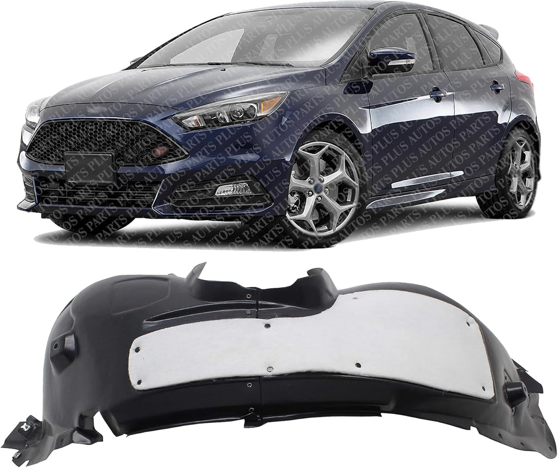 Front Fender Liner Left Driver Side Direct Replacement Compatible With 2016-2018 Ford Focus FO1248182 G1EZ16103A