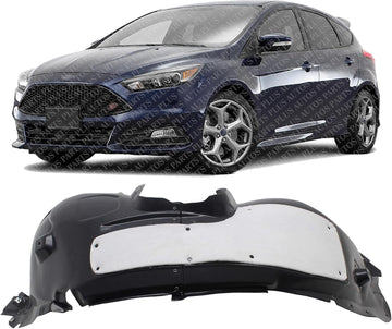 Front Fender Liner Left Driver Side Direct Replacement Compatible With 2016-2018 Ford Focus FO1248182 G1EZ16103A