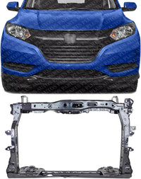 Front Radiator Support Assembly Steel Direct Replacement Compatible With 2016-2018 Honda HR-V HO1225181 60400T7WA01ZZ