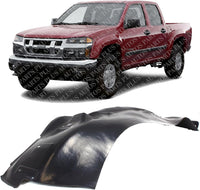 Front Outer Fender Liner Left Driver Side Direct Replacement Compatible With 2006 Isuzu i-280 / i-350 IZ1250103 8152105790