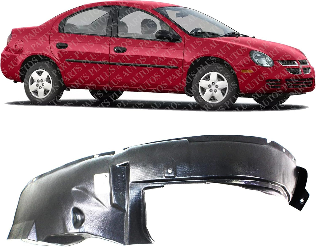 Front Fender Liner Right Passenger Side Direct Replacement Compatible With 2002-2004 Dodge Neon CH1249126 5008674AA