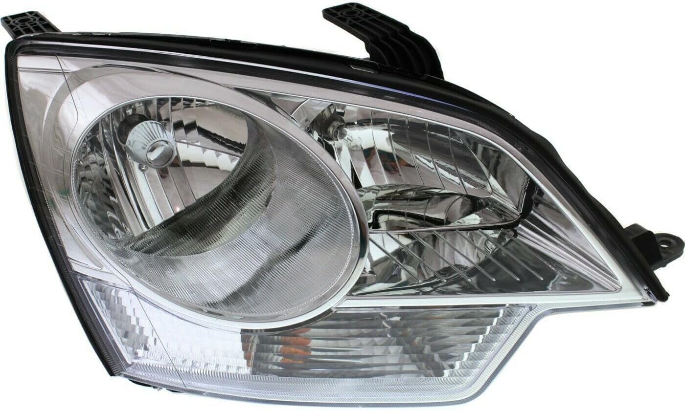 Set Of 2 Front Head Light Composite Assembly Right Passenger & Left Driver Side Direct Replacement Compatible With 2008-2010 Saturn VUE / 2012-2014 Chevrolet Captiva Sport GM2502306