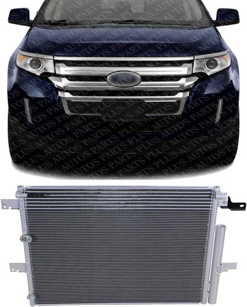 Front A/C Condenser Aluminum Core Direct Replacement Compatible With 2011-2014 Ford Edge / 2011-2015 Lincoln MKX FO3030231 BT4Z19708B