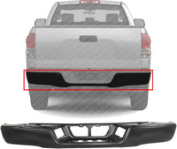AUTOS PARTS PLUS Rear Bumper Face Bar Only Primed Steel Without Mounting Bracket Direct Replacement Compatible With 2007-2013 Toyota Tundra TO1102248 521510C081