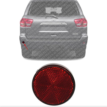 Rear Bumper Reflector Left=Right Side Direct Replacement Compatible With 2008-2010 Toyota Highlander / 2008-2022 Sequoia TO2830103 819100E030