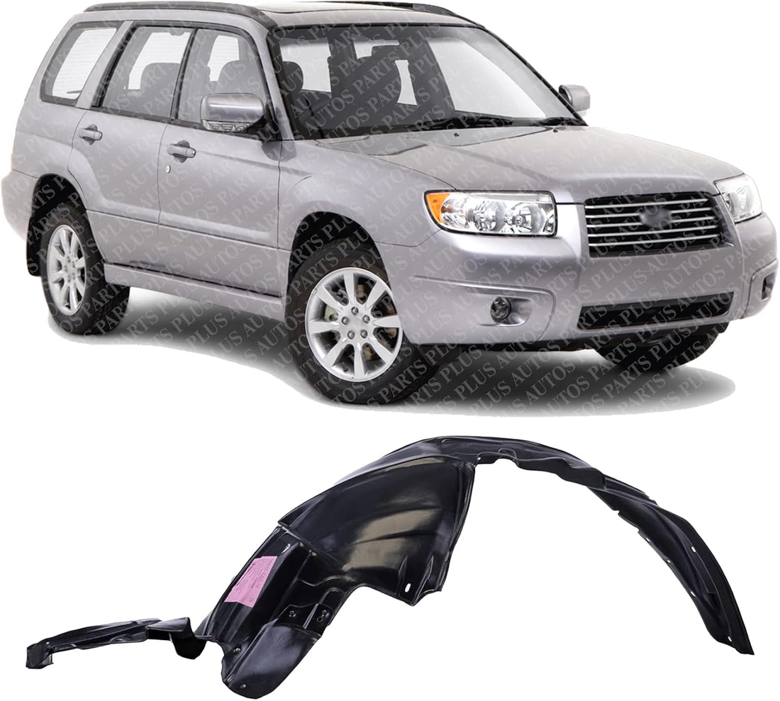 Front Fender Liner Right Passenger Side Direct Replacement Compatible With 2003-2008 Subaru Forester SU1249108 59110SA002