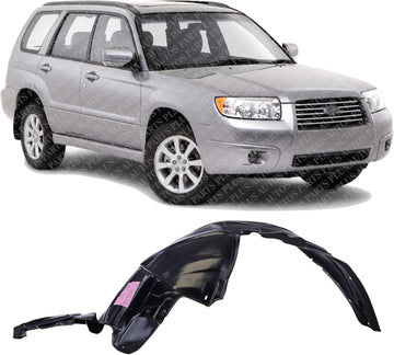 Front Fender Liner Right Passenger Side Direct Replacement Compatible With 2003-2008 Subaru Forester SU1249108 59110SA002
