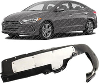 Front Fender Liner Left Driver Side Direct Replacement Compatible With 2017-2018 Hyundai Elantra HY1248167 86811F2500