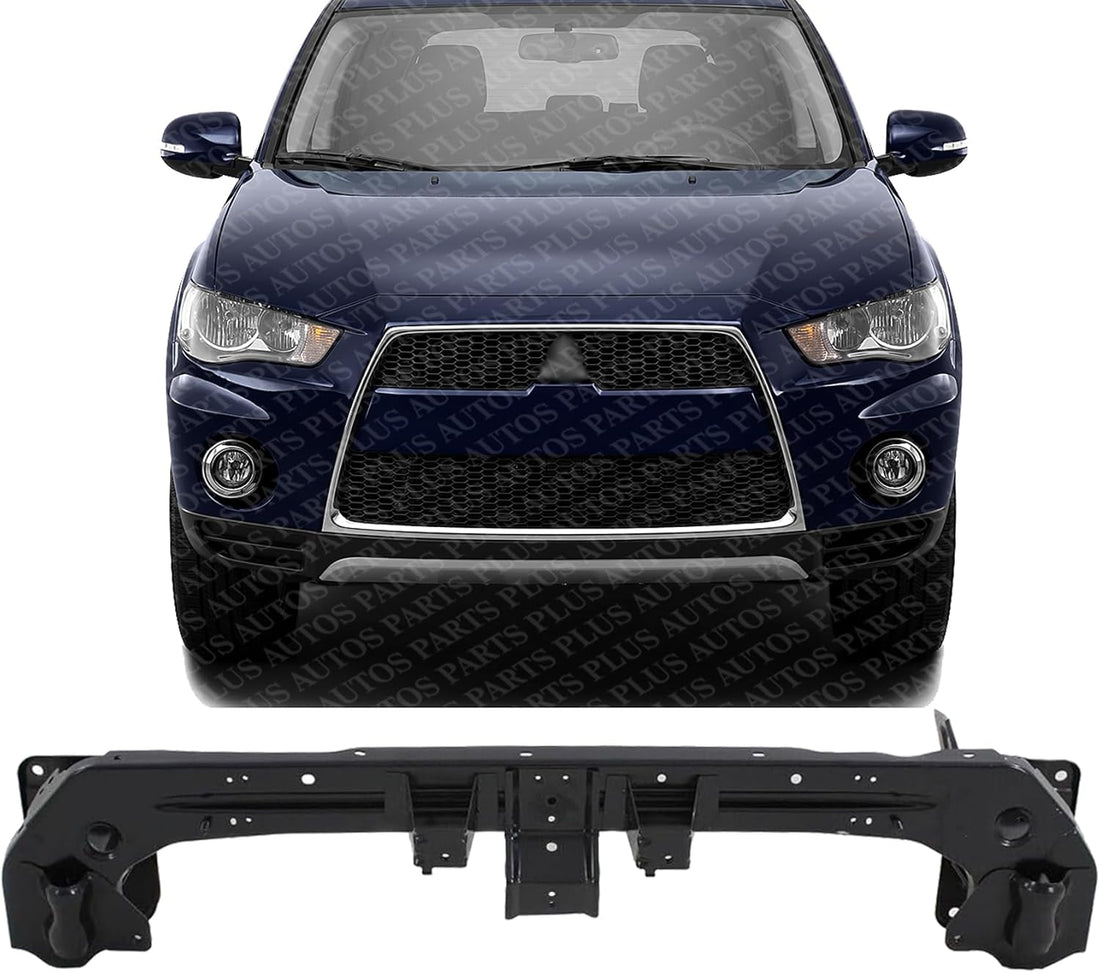 Front Bumper Reinforcement Steel Direct Replacement Compatible With 2007-2013 Mitsubishi Outlander MI1006156 MI1006154 6400D229 6400D283