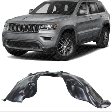 Front Fender Liner Left Driver Side Direct Replacement Compatible With 2011-2022 Jeep Grand Cherokee CH1248153 55079293AL