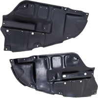 Set of 2 Front Engine Splash Left Driver & Right Passenger Side Direct Replacement Compatible with 2000-2001 Nissan Maxima NI1228126 NI1228127 758962Y000 758972Y000