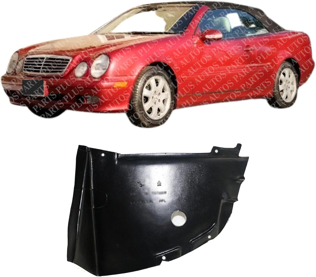 Front Section Fender Liner Left Driver Side Direct Replacement Compatible With 2000-2003 Mercedes Benz CLK-Class MB1250111 2086985730