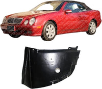 Front Section Fender Liner Left Driver Side Direct Replacement Compatible With 2000-2003 Mercedes Benz CLK-Class MB1250111 2086985730