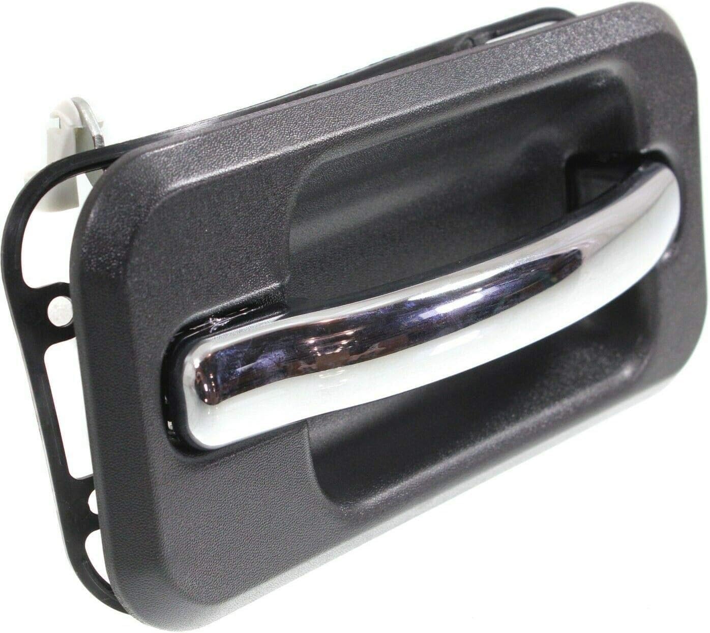 Rear Door Handle Black Bezel with Chrome Lever Right Passenger Side Direct Replacement Compatible with 2003-2009 Hummer H2 HU1521101 25845865