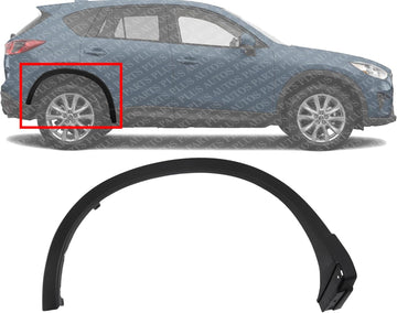 AUTOS PARTS PLUS Rear Wheel Arch Molding Primed Right Passenger Side Direct Replacement Compatible with 2013-2016 Mazda CX-5 MA1791100 KD5351W50C8N
