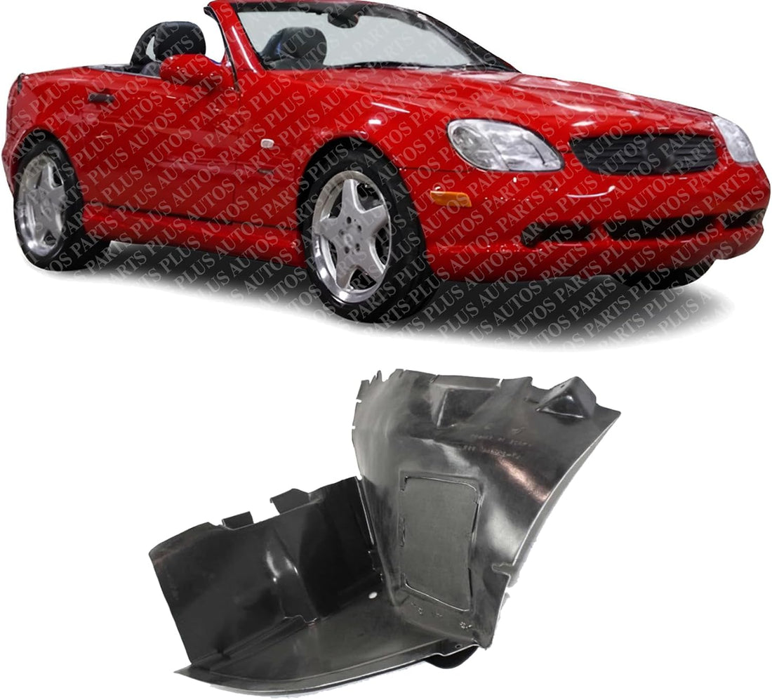 Front Fender Liner Right Passenger Side Direct Replacement Compatible With 1998-1999 Mercedes Benz SLK-Class MB1251108 1708800224