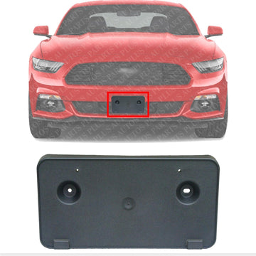 AUTOS PARTS PLUS Front License Plate Bracket Direct Replacement Compatible with 2015-2017 Ford Mustang FO1068154 FR3Z17A385AA