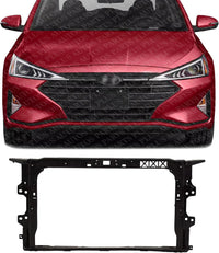 Front Radiator Support Plastic Direct Replacement Compatible With 2019-2020 Hyundai Elantra HY1225212 64101F2500