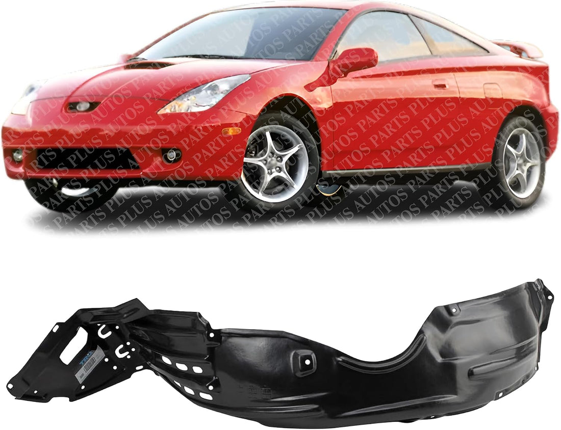 Front Fender Liner Left Driver Side Direct Replacement Compatible With 2000-2005 Toyota Celica TO1248128 5387620380