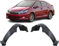 Set of 2 Front Fender Liner Right Passenger & Left Driver Side Direct Replacement Compatible With 2010-2012 Lexus HS250h LX1249111 LX1248111 5380575020 5380675020