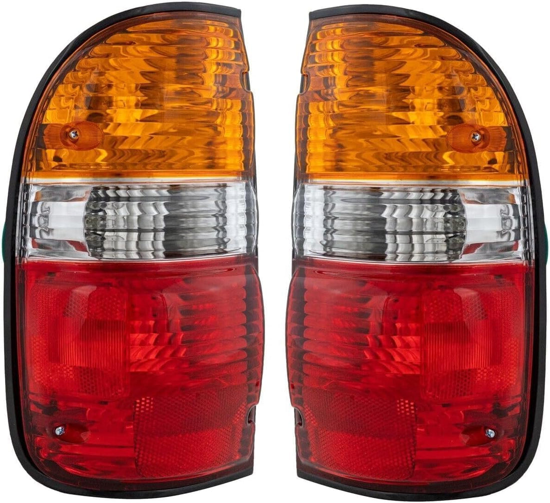 Set Of 2 Tail Lights Assembly Right Passenger & Left Driver Side Direct Replacement Compatible With 2001-2004 Toyota Tacoma TO2800139 TO2801139 8156004060 8155004060
