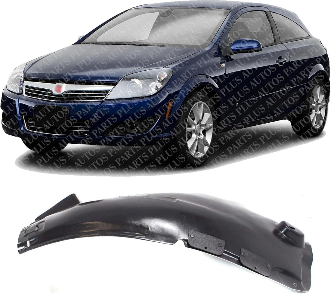 Front Fender Liner Rear Section Left Driver Side Direct Replacement Compatible With 2008-2009 Saturn Astra GM1248191 13125604