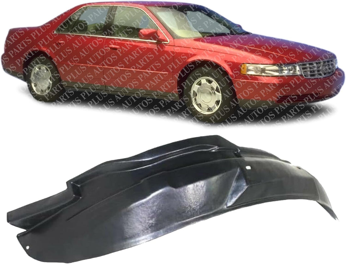Front Fender Liner Right Passenger Side Direct Replacement Compatible With 1998-2004 Cadillac Seville GM1249153 25709816