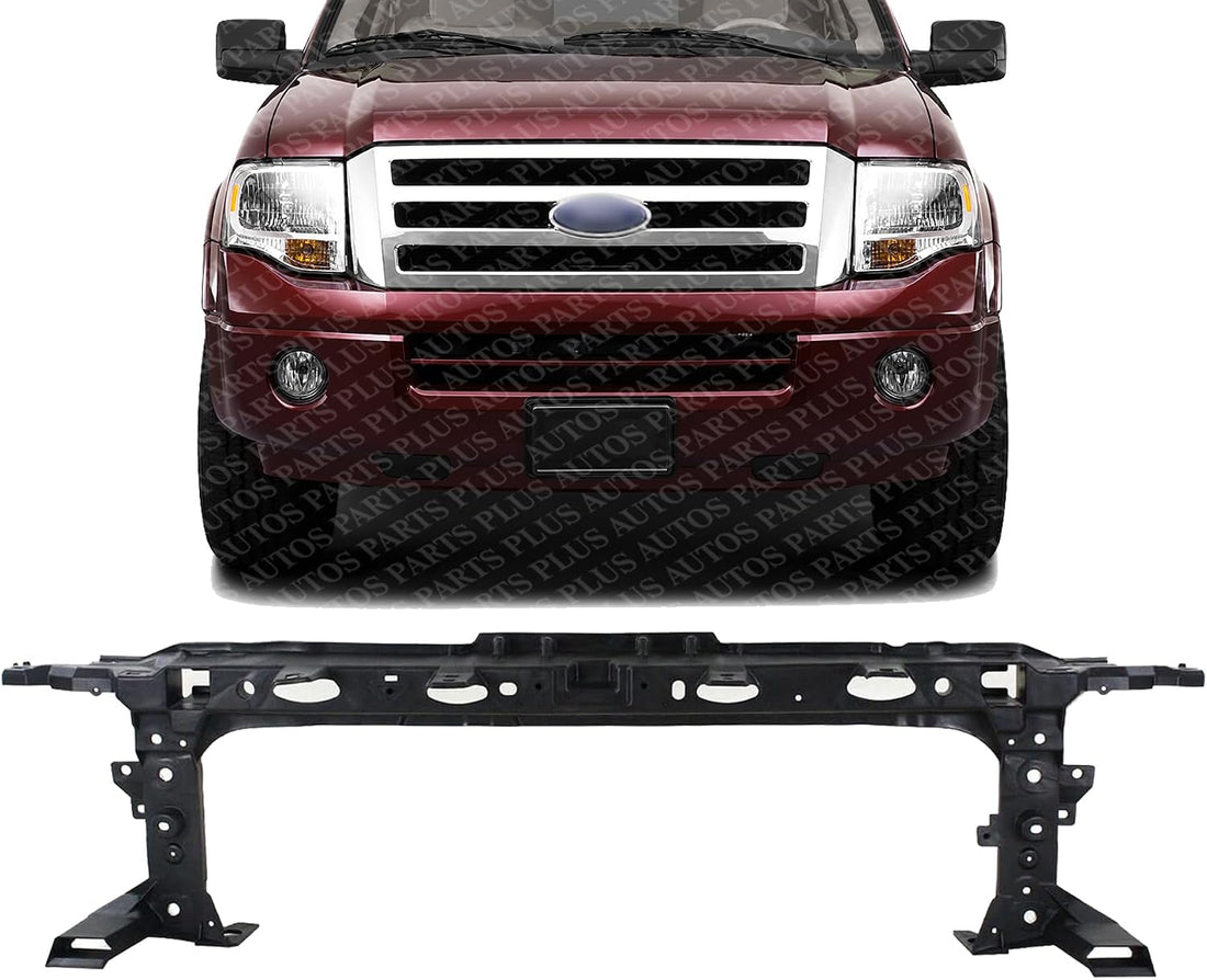 Front Upper Radiator Support Assembly Plastic Direct Replacement Compatible With 2007-2017 Ford Expedition FO1225205 9L1Z16138A