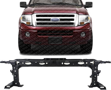 Front Upper Radiator Support Assembly Plastic Direct Replacement Compatible With 2007-2017 Ford Expedition FO1225205 9L1Z16138A