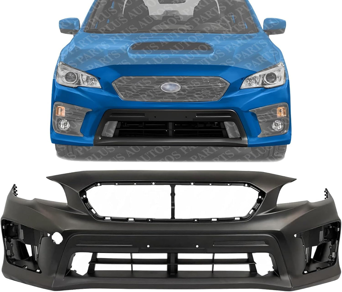 Front Bumper Cover Primed Direct Replacement Compatible With 2018-2021 Subaru WRX SU1000190 57704VA050
