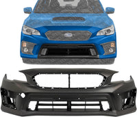 Front Bumper Cover Primed Direct Replacement Compatible With 2018-2021 Subaru WRX SU1000190 57704VA050
