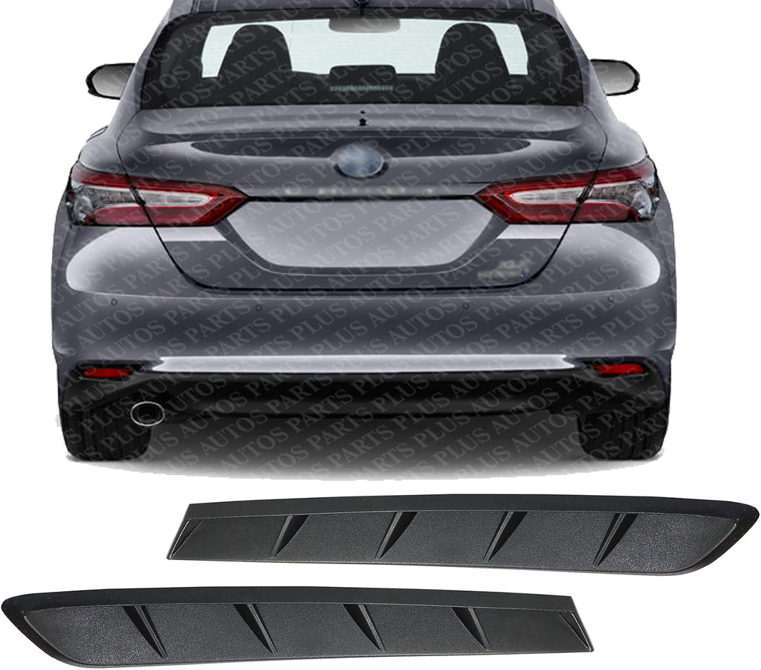 Set Of 2 Rear Bumper Bracket Plastic Left Driver & Right Passenger Side Direct Replacement Compatible With 2018-2024 Toyota Camry TO1139104 TO1138104 5216506030 5216533010 52166060