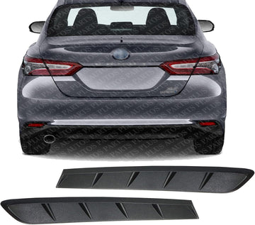 Set Of 2 Rear Bumper Bracket Plastic Left Driver & Right Passenger Side Direct Replacement Compatible With 2018-2024 Toyota Camry TO1139104 TO1138104 5216506030 5216533010 52166060