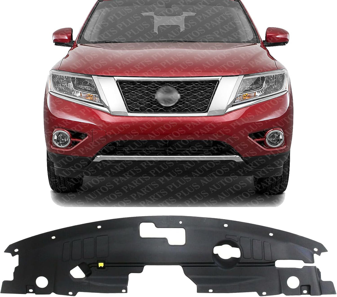 Front Upper Radiator Support Cover Plastic Direct Replacement Compatible With 2013-2016 Nissan Pathfinder NI1224103 625803KA0B