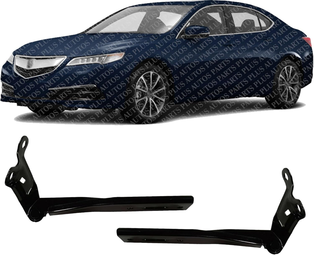 Set of 2 Front Hood Hinge Steel Right Passenger & Left Driver Side Direct Replacement Compatible with 2015-2020 Acura TLX AC1236111 AC1236112 60120TZ3A00ZZ 60170TZ3A00ZZ
