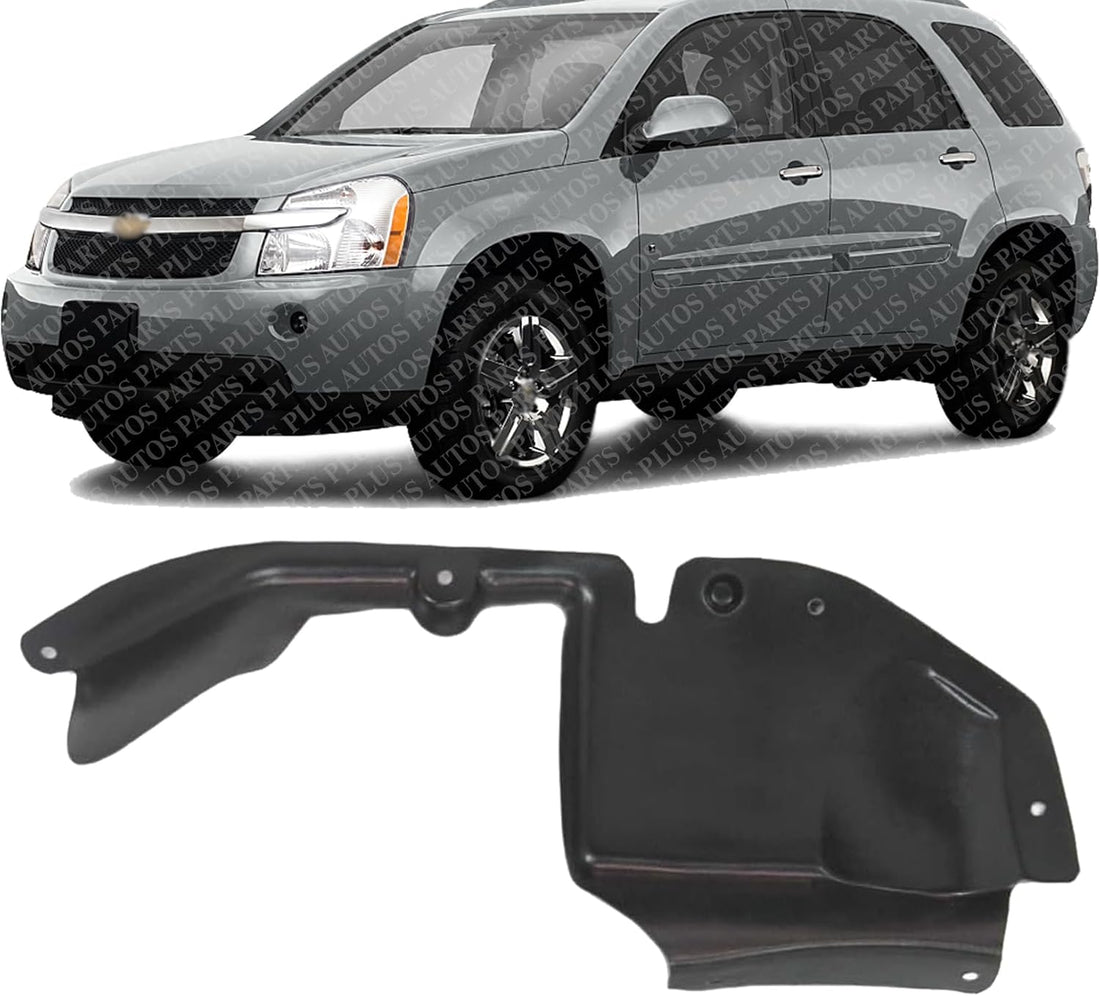 Front Fender Liner Left Driver Side Direct Replacement Compatible With 2002-2007 Saturn Vue / 2006-2009 Pontiac Torrent GM1250140 22624531