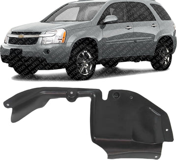Front Fender Liner Left Driver Side Direct Replacement Compatible With 2002-2007 Saturn Vue / 2006-2009 Pontiac Torrent GM1250140 22624531