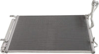 Front A/C Condenser Aluminum Core Direct Replacement Compatible With 2011-2014 Hyundai Sonata / 2011-2015 Kia Optima KI3030128 976063Q000