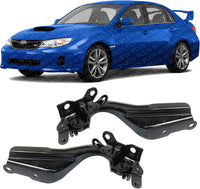 Set of 2 Front Hood Hinge Assembly Steel Left Driver & Right Passenger Side Direct Replacement Compatible with 2012-2016 Subaru Impreza / 2013-2016 XV Crosstrek SU1236109 SU1236108